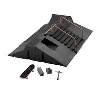 Fingeroard Ramp Toy, 6 Po Kit De Skate De Skate Kit De 6 Pos Est Très Bonne, Le Matériau ABS De Haute Qualité Ne Nuira Pas Au Corps De l'enfant, Les Surfaces sont Lisses, Durables Et Peuvent Être