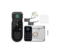 Fingerprint Home Lock for Tuya Lock Door Lock Keyless Entry Fingerprint Tuya App Key IC Card Model A