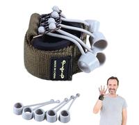 fingerStrength Exerciser - Convenient and Portable Guitar fingerStretcher, Comfortable Hand Exercise Trainer, Multifunctional Silicone fingerGrip | Lightweight fingerExtensor Strengthener for Fing