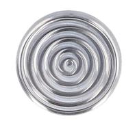 Fingertip Rotating Toy Metal Desk Finger Spinner Stress Relief Relaxation Decompression Toy for Office Home All Ages Durable Smooth Silent Rotating (Acier Inoxydable)