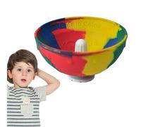 Fingertip Toy - Camouflage Jumping Sensory Fidget Ball | Bouncing Bowl | Reusable High-Bounce Toy for Boys & Girls | Interactive Stress Relief & Hand-Eye Coordination Game for Kids