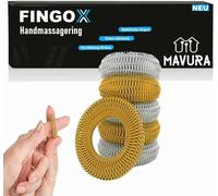 FINGOX Anneaux d'acupression Massage des doigts Acupuncture Massage des mains Circulation sanguine 6pcs