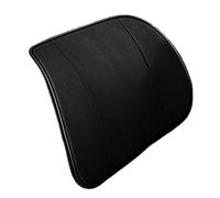 FINGSHEA Car Seat Neck Appuie-tête en Mousse à mémoire de Forme Maybach, Support Lombaire avec Tissu en Daim lesté Coussin De Voiture(Black Lumbar Pillow)