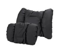 FINGSHEA Car Seat Neck Coussin de Nuque Respirant pour Voiture, Compatible avec Mercedes, Maybach, BMW, Audi Coussin De Voiture(Headrest+Lumbar [Noble Black])