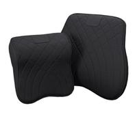 FINGSHEA Coussin de Soutien X70 adapté à Plus Big Mountain Sea King X90, Coussin de Soutien de la Taille pour Appui-tête intérieur adapté à Jietu C(Black headrest+Lumbar)