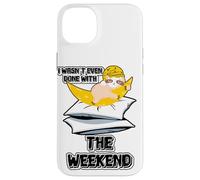 Fini avec Le W nd Paresseux déclaration Bureau collègue de Travail Coque pour iPhone 14 Plus