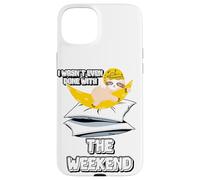 Fini avec Le W nd Paresseux déclaration Bureau collègue de Travail Coque pour iPhone 15 Plus