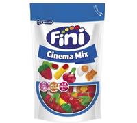 Fini Cinema Mix Bonbons Gélifiés, Mélange de Fruits et Formes Variées, Pack de 3 Sachets Refermables de 165g