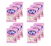Fini - Lot 12x Bonbon bisous fraise - Sachet 90g