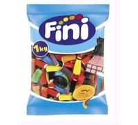Fini Mix Réglisse Assortiment, Grand Sachet de 1 kg, Pour les Amateurs de Réglisse, Format Économique
