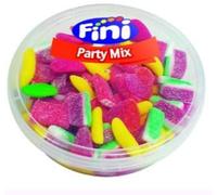 Fini Party Mix Cube d'Assortiment de Bonbons, Gélifiés Acides et Fourrés, 500g, Idéal pour Fêtes ou Récompenses