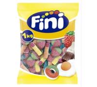 Fini Sour Booom, Assortiment Géant de Bonbons Extrêmement Acides, 1kg, Pour Fêtes et Anniversaires