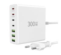 FINIBO Chargeur USB C 300 W : Chargeur Rapide USB Multiple à 7 Ports avec 4 USB-C et 3 USB-A, Chargeur USB C Multiple Chargeur PPS Dual-PD USB c pour MacBook Pro/Air, iPad Pro/Air, Samsung