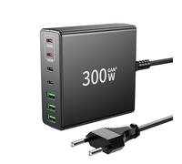 FINIBO Chargeur USB C 300 W : Chargeur Rapide USB Multiple à 7 Ports avec 4 USB-C et 3 USB-A, Chargeur USB C Multiple Chargeur PPS Dual-PD USB c pour MacBook Pro/Air, iPad Pro/Air, Samsung