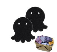 FININT FATZER pour machine à laver, épilateur de poils d'animaux de compagnie pour vêtements - 2 attrape-lintoctopes - Outil réutilisable épais double face pour meubles, tapis, canapé, machine à laver