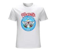 finire As Worn by Garth Waynes World of Men Aero Force Tshirt Costume White Size XXL