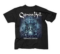 finire Cypress Hill Men's Elephants on AAlbum Cover Slim Fit T Shirt Size XXL