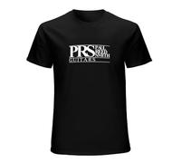 finire Paul Reed Smith PRS Guitars Logo Men's T-Shirt - Custom Shirt Black Size XL