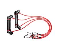 Finis Slide Dryland Bandes de Résistance d'exercice, Natation et à l'entraînement Sportif avec Poignées rotatives, 9 mm Résistance, Rouge