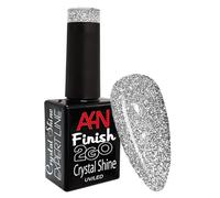 Finish 2GO Crystal Shine Vernis de finition brillant sans couche de sudation 10 ml dans flacon pinceau gel fin