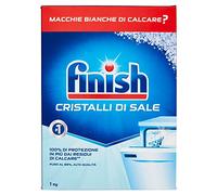 Finish - Boîte de 1 kg de cristaux de sel pour lave-vaisselle, lot de 5