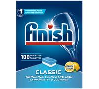 Finish Classic Citroën Comprimés de vaisselle - 100 pièces - Élimine les taches tenaces et Fournit un récipient propre brillant