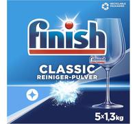 Finish Classic Détergent en Poudre - Détergent Vaisselle Sans Phosphate - Vrac de 6,5 kg (5x 1,3 kg) Liquide Vaisselle
