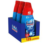 Finish Gel Regular pour lave-vaisselle, 900 ml x3 | Pour une vaiselle éclatante de propreté