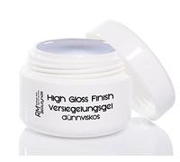 Finish - Gel UV de finition - 30 ml - Gel brillant brillant à viscosité fine - Gel de finition résistant aux rayures pour le design des ongles et les ongles en gel - Finition brillante