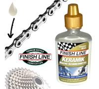Finish Line Céramique Cire Lubrifiant Entretien De Chaîne Huile De Chaîne 60ml