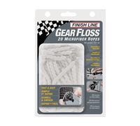 Finish Line Gear Radeau Microfibre Bicyclette Nettoyage Corde 20-Pack Vélo Outil