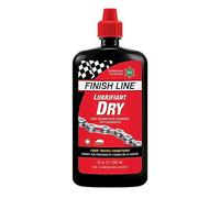 Finish Line Huile de chaîne lubrifiant sec Accessoires pour chaîne de vélo 240 ml Graisse de chaîne toutes saisons Vélo de route VTT Gravel ebike Bike Huile de vélo