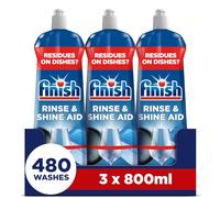 Finish liquide de rinçage pour lave-vaisselle Normal 800 ml – Lot de 3