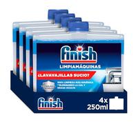 Finish Lot de 4 nettoyants profonds pour machine - 250 ml