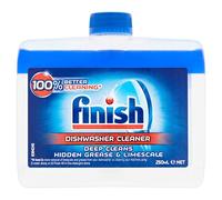 Finish, Nettoyant pour lave-vaisselle, 250 ml (lot de 8, total 2 L), élimine la graisse et le calcaire, odeur fraîche, combat les odeurs pour un lave-vaisselle plus propre et hygiénique