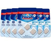 Finish Nettoyant pour machine - Pendant le lavage - 18 tablettes - 6 x 3 pièces - Pack avantageux