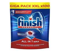 Finish Pack De 100 Lave Vaisselles Tablettes Multifonctions Tout En 1 Power Ball