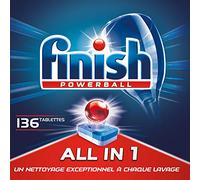 Finish Pastilles lave-vaisselle Powerball All in 1 Max – 68 pastilles
