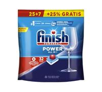 Finish Power Ball Lot de 25 + 10 tablettes de liquide vaisselle 570,5 g