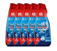 Finish Power Gel Tout en 1 - Détergent Lave-vaisselle lot de 5 x 0,9L