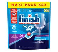 Finish Power Plus Tout en 1 Pastilles Lave-Vaisselle - 54 Tablettes Lave-Vaisselle