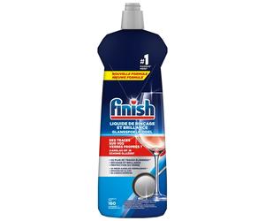 FINISH Powerball Shine Liquide de rinçage lave-vaisselle anti-traces d'eau séchage rapide 800 ml