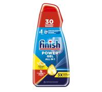 Finish Powergel, Gel Detersivo Per Lavastoviglie Liquido, Multiazione, Poteri Sgrassanti, Limone, Confezione Da 30 Lavaggi - 700