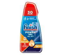 Finish Powergel, gel nettoyant pour lave-vaisselle liquide, multi-actions, anti-odeur, lot de 30 lavages, 600 ml