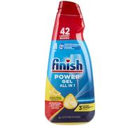 Finish Powergel - Gel nettoyant pour lave-vaisselle liquide, multifonction, citron, 42 lavages, 1100 g