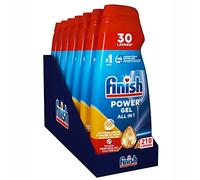 Finish Powergel Lessive Lave-vaisselle Anti Odeur Gel Lave-vaisselle 7 x 210 Lavages, 4200 ml