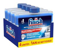 Finish Produit Lave-Vaisselle Nettoyant Machine Intégral - lot de 4 (250ml)