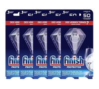 Finish Protector Lot de 5 - Protection Des Verres Et De La Vaisselle - Produit Lave Vaisselle - Complement Pastille Lave Vaisselle