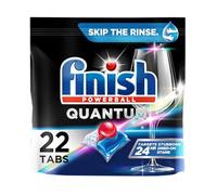 FINISH - Quantum - 22ct - Détergent à vaisselle - Powerball - Ultimate Clean & Shine - Dishwashing Tablets - Tablets plats