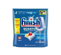 Finish Quantum Infinity Shine Lot de 100 tablettes pour lave-vaisselle Parfum citron Citron